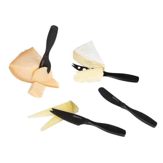 BOSKA 307088 Kaasmessenset Mini Monaco+ Zwart