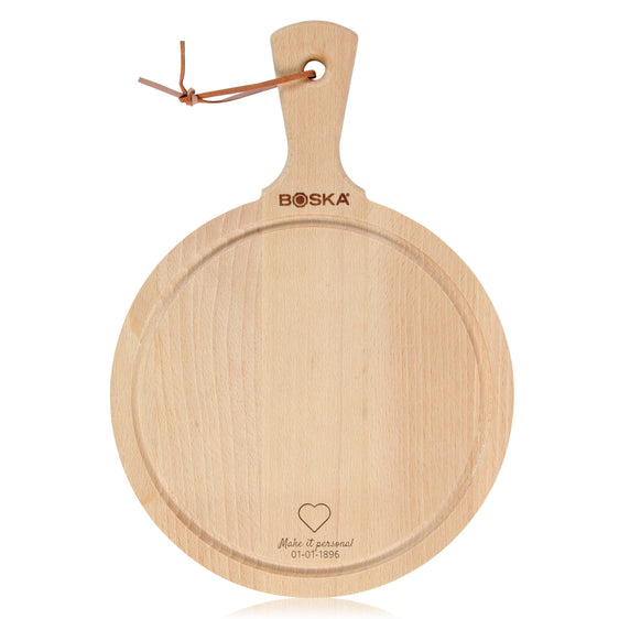 Serveerplank Rond Amigo M - ⌀ 23.4 cm - Personaliseer deze plank