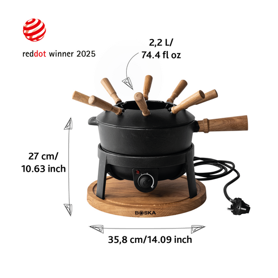 Elektrische Fondueset Pro 110V - 2,2 L