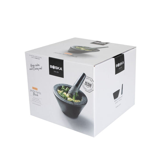 Vijzel Herbs Zwart - ⌀ 17,5 cm