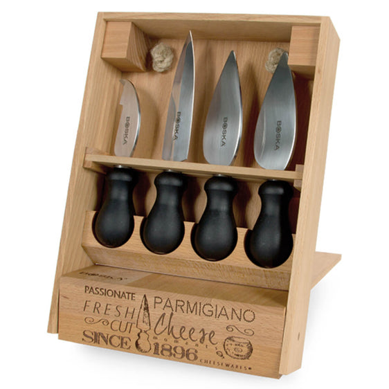 010402 - BOSKA Cheesemongers Parm set Incl. 4 messen