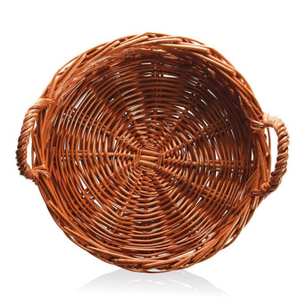 Rietenmand Rond Met Handgrepen