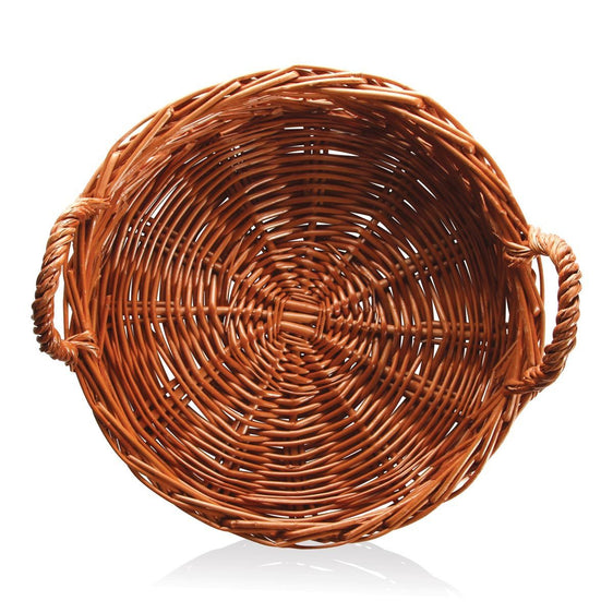 Rietenmand Rond Met Handgrepen