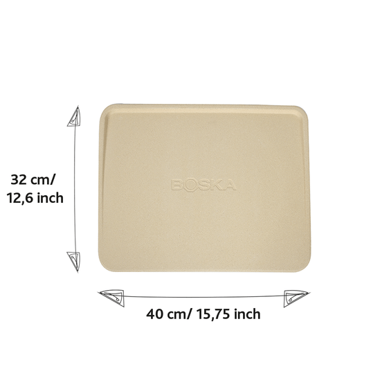 BOSKA 320511 Pizzasteen Deluxe Rechthoek - 40x32 cm