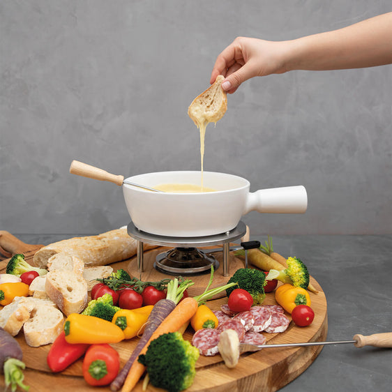 BOSKA 340029 Fondueset Bianco - 1,3 L