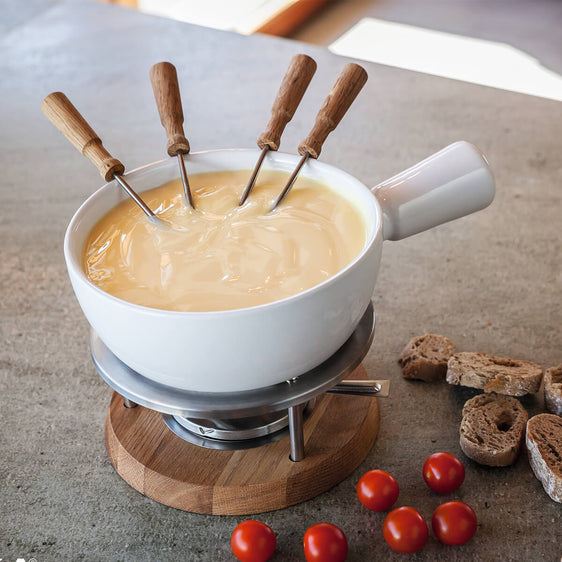 BOSKA 340029 Fondueset Bianco - 1,3 L