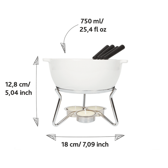 853548 - BOSKA Kaasfondueset Party - 750 ml