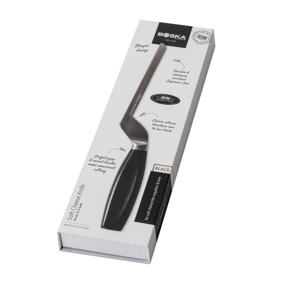 Professioneel Kaasmes Zacht, Zwart 140 mm
