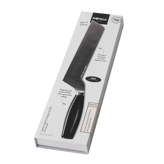 Professioneel Kaasmes Halfhard, Wit 210 mm